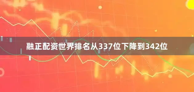 融正配资世界排名从337位下降到342位