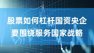 股票如何杠杆国资央企要围绕服务国家战略